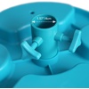 AMMSUN 13″ Portable Beach Umbrella Table Tray Teal | for Beach, Patio, Garden, Swimming Pool with Cup Drinks Holders, Snack Compartments(Teal)