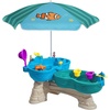 AMMSUN 47″ Kids Beach Umbrella for Sand Box, Picnic, Water Table Shade | 47 inch Seaside Children Umbrella Sun Protection, Durable for beach, camping, garden, and outdoor play, Clown fish(Green)