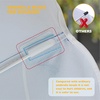 AMMSUN 5ft Kids Beach Umbrella for Picnic, Water Table, Sand Box Sun Shade | Durable Children Seaside Umbrella, UV Protection UPF50+, Ideal for sand play, beach, camping, garden and outdoor fun(5ft Yellow White)