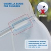 AMMSUN 5ft Kids Beach Umbrella for Picnic, Water Table, Sand Box Sun Shade | Durable Children Seaside Umbrella, UV Protection UPF50+, Ideal for sand play, beach, camping, garden and outdoor fun(5ft Navy Blue)