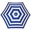 AMMSUN 5ft Kids Beach Umbrella for Picnic, Water Table, Sand Box Sun Shade | Durable Children Seaside Umbrella, UV Protection UPF50+, Ideal for sand play, beach, camping, garden and outdoor fun(5ft Blue White)