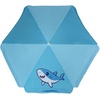 AMMSUN 5ft Kids Beach Umbrella for Picnic, Water Table, Sand Box Sun Shade | Durable Children Seaside Umbrella, UV Protection UPF50+, Ideal for sand play, beach, camping, garden and outdoor fun(5ft Blue Shark)