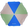AMMSUN 5ft Kids Beach Umbrella for Picnic, Water Table, Sand Box Sun Shade | Durable Children Seaside Umbrella, UV Protection UPF50+, Ideal for sand play, beach, camping, garden and outdoor fun(5ft Green/Blue)