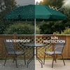 AMMSUN 6FT Portable Outdoor Beach Patio Umbrella with Tilt Function, Black | Push-Button Tilt, Durable UPF 50+ Waterproof Fabric, Heavy-Duty Build Quality, Compact, Lightweight, Carry Bag Included(Green)