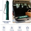 AMMSUN 6FT Portable Outdoor Beach Patio Umbrella with Tilt Function, Black | Push-Button Tilt, Durable UPF 50+ Waterproof Fabric, Heavy-Duty Build Quality, Compact, Lightweight, Carry Bag Included(Green)