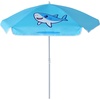 AMMSUN 47″ Kids Beach Umbrella for Sand Box, Picnic, Water Table Shade | 47 inch Seaside Children Umbrella Sun Protection, Durable for beach, camping, garden, and outdoor play, Clown fish(Blue/Shark)