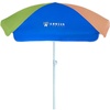 AMMSUN 5ft Kids Beach Umbrella for Picnic, Water Table, Sand Box Sun Shade | Durable Children Seaside Umbrella, UV Protection UPF50+, Ideal for sand play, beach, camping, garden and outdoor fun(5ft Green/Blue)