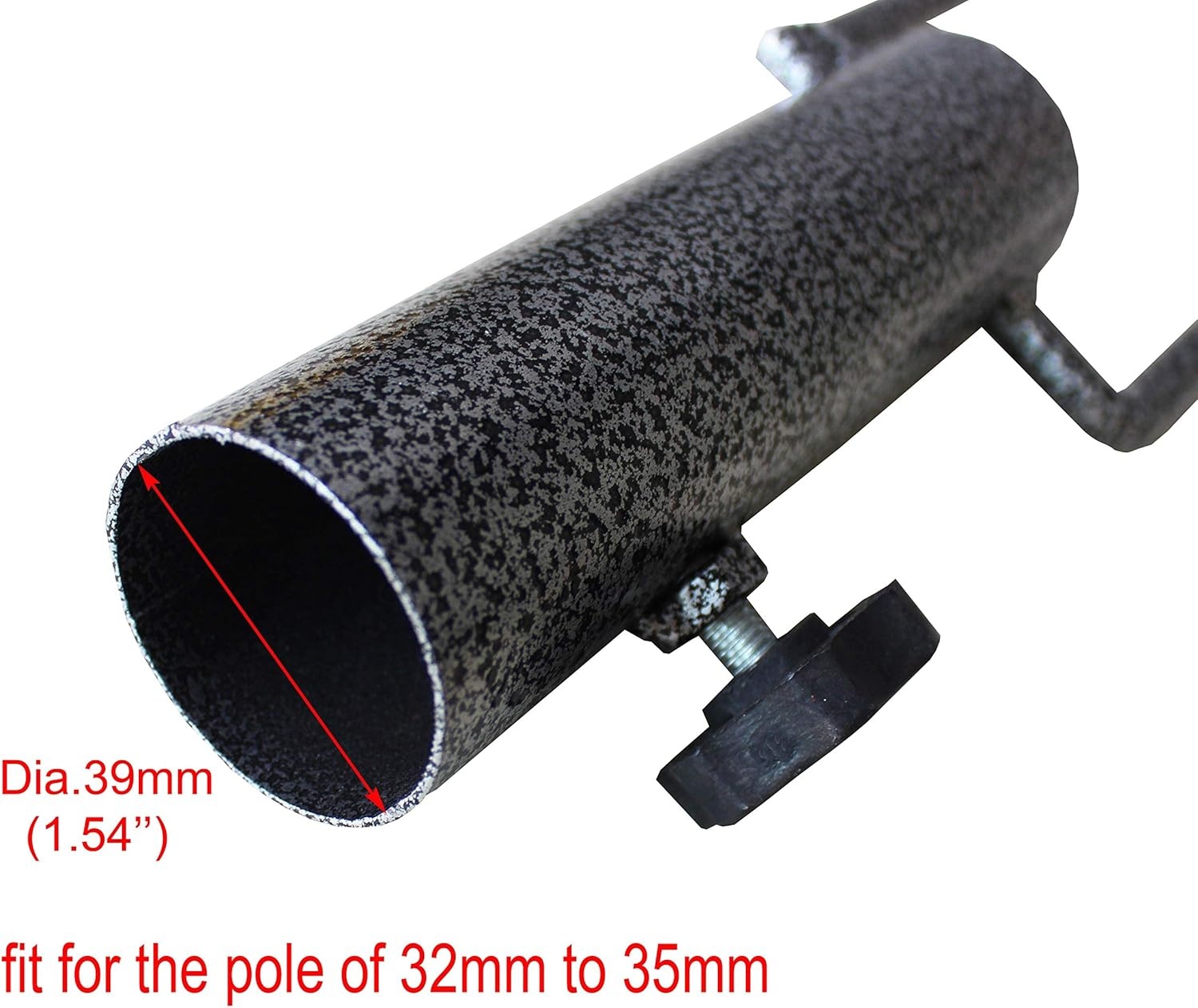 image:imageAMMSUN Adjustable Portable Umbrella Base Upgraded Heavy Duty Metal HolderStandSand Grass Augerfor Flag Umbrella Fishing Rod Outdoor Park Patio Beach Ground Ideal for Use in Soil GrassBlack