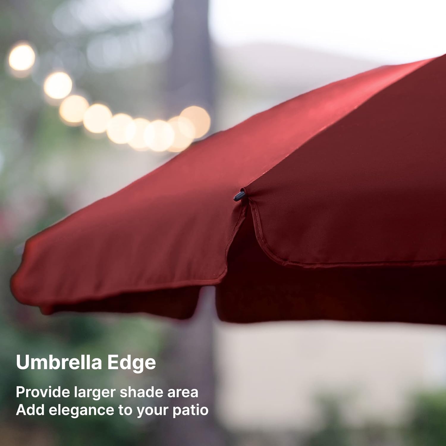 image:imageAMMSUN Patio Umbrella 65 ft Outdoor Table Umbrella with Tilt Steel Pole UPF50 Protection Great for Outdoor Garden Backyard Navy BlueMaroon