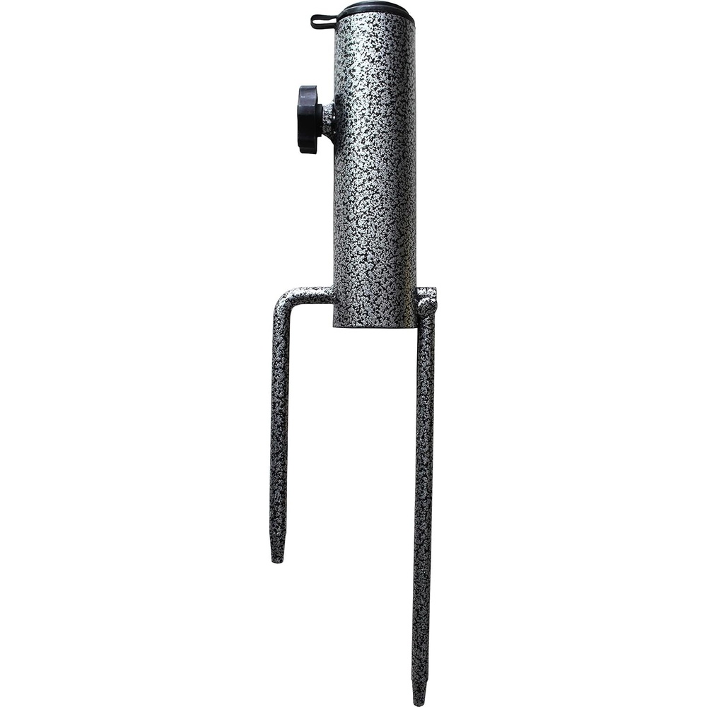 image:imageAMMSUN Adjustable Portable Umbrella Base Upgraded Heavy Duty Metal HolderStandSand Grass Augerfor Flag Umbrella Fishing Rod Outdoor Park Patio Beach Ground Ideal for Use in Soil GrassBlack