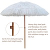 AMMSUN 7.5ft Hula Thatched Hawaiian Tiki Patio Beach Umbrella with Tilt | UPF 50+, 10 sturdy ribs, carry bag. Ideal for beach, patio, pool, backyard, Outdoors, tiki bar, tropical palapa, Yellow(Cloud Dance)