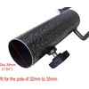 AMMSUN Adjustable Portable Umbrella Base, Upgraded Heavy Duty Metal Holder-Stand-Sand Grass Auger,for Flag, Umbrella, Fishing Rod, Outdoor Park Patio Beach Ground Ideal for Use in Soil, Grass(Black)