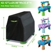AMMSUN Kids Sand Water Table Cover, Fit Splash Pond Water Table, Cover Only | Wear-resistant Oxford Fabric, Waterproof, Dust Proof, Anti-UV, Windproof Fastening System, Easy to Install and Remove