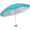 AMMSUN XL Chair Umbrella with Universal Clamp Adjustable 47 inches and 360-degree Swivel UPF 50+, Portable Clamp on Camping or Beach Chair, Stroller, Wheelchair, Golf cart, Bright Blue, Large-sized(Bright Blue)
