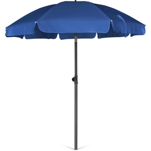 AMMSUN Patio Umbrella, 6.5 ft Outdoor Table Umbrella with Tilt Steel Pole, UPF50+ Protection, Great for Outdoor Garden Backyard, Maroon(Navy Blue)