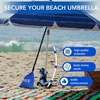 AMMSUN Beach Umbrella Sand Bag Umbrellas Sand Anchor Tent Weight Bags | Heavy Duty Weighted Sandbags for High Wind Resistant Beach Canopy Shade Windproof Portable Safe Stand Holder Universal Fit