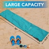 AMMSUN Commercial Grade Beach Umbrella Storage & Carry Bag, Universal Fit | Hard-Wearing Water-Resistant Fabric, Large Capacity for Two 8FT Foldable Umbrellas, Convenient Drawstring, Fit in Car Trunks(Turquoise)