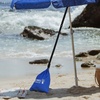 AMMSUN Beach Umbrella Sand Bag Umbrellas Sand Anchor Tent Weight Bags | Heavy Duty Weighted Sandbags for High Wind Resistant Beach Canopy Shade Windproof Portable Safe Stand Holder Universal Fit