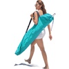 AMMSUN Commercial Grade Beach Umbrella Storage & Carry Bag, Universal Fit | Hard-Wearing Water-Resistant Fabric, Large Capacity for Two 8FT Foldable Umbrellas, Convenient Drawstring, Fit in Car Trunks(Turquoise)