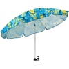 AMMSUN XL Chair Umbrella with Universal Clamp Adjustable 52 inches and 360-degree Swivel UPF 50+, Portable Clamp on Camping or Beach Chair, Stroller, Wheelchair, Vibrant Flowers, Large-sized