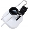 AMMSUN Metal Beach Umbrella Sand Anchor Heavy Duty Outdoor Umbrellas Base | Steel Ground Screw Auger with Carry Bag, Universal & One Size Fits All, for Sun Protection, Shade, High Winds White