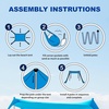 AMMSUN Beach Tent Portable Beach Canopy,11’x11′ Sun Shelter Easy Setup,Windproof,Highly Stable,11x 11 ft Lycra Sun Shade with UPF50+ Protection 4 Poles for Family at The Camping, Beach & Outdoor