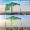 AMMSUN Beach Cabana Sidewall, Extra Privacy Sunwall for AMMSUN 6.5′ Cabanas(Dazzling Banana)