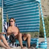 AMMSUN Beach Cabana Sidewall, Extra Privacy Sunwall for AMMSUN 6.5′ Cabanas(Royal Turquoise)