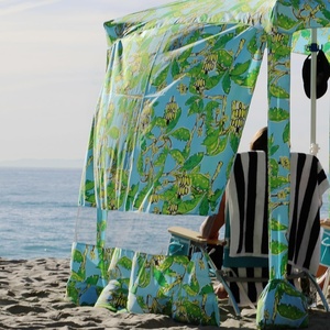 AMMSUN Beach Cabana Sidewall, Extra Privacy Sunwall for AMMSUN 6.5′ Cabanas(Dazzling Banana)