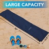 AMMSUN Commercial Grade Beach Umbrella Beach Umbrella Carry Bag Universal(Navy Blue)