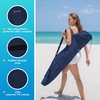 AMMSUN Commercial Grade Beach Umbrella Beach Umbrella Carry Bag Universal(Navy Blue)