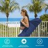 AMMSUN Commercial Grade Beach Umbrella Beach Umbrella Carry Bag Universal(Navy Blue)