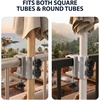 AMMSUN Upgraded Heavy-Duty Aluminum Outdoor Patio Umbrella Clamp Holder
